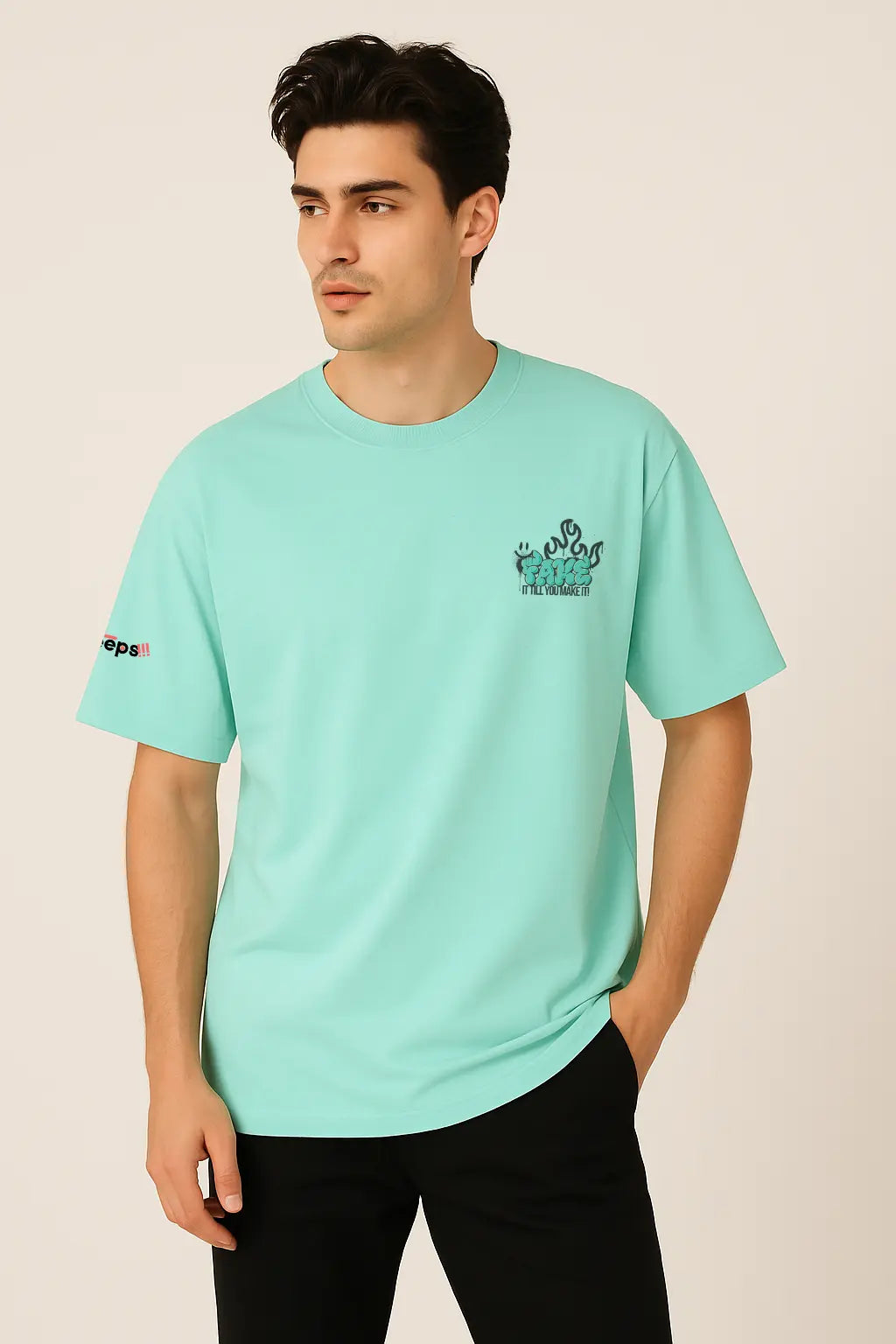 Fake It Till You Make It – Oversized T-Shirt