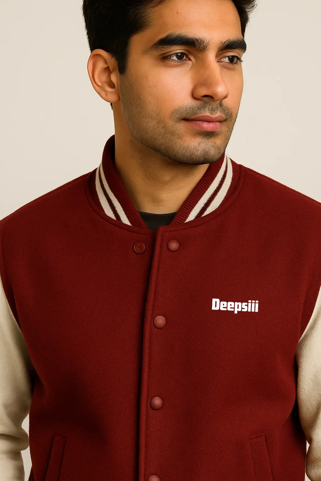 Red & White Varsity Jacket