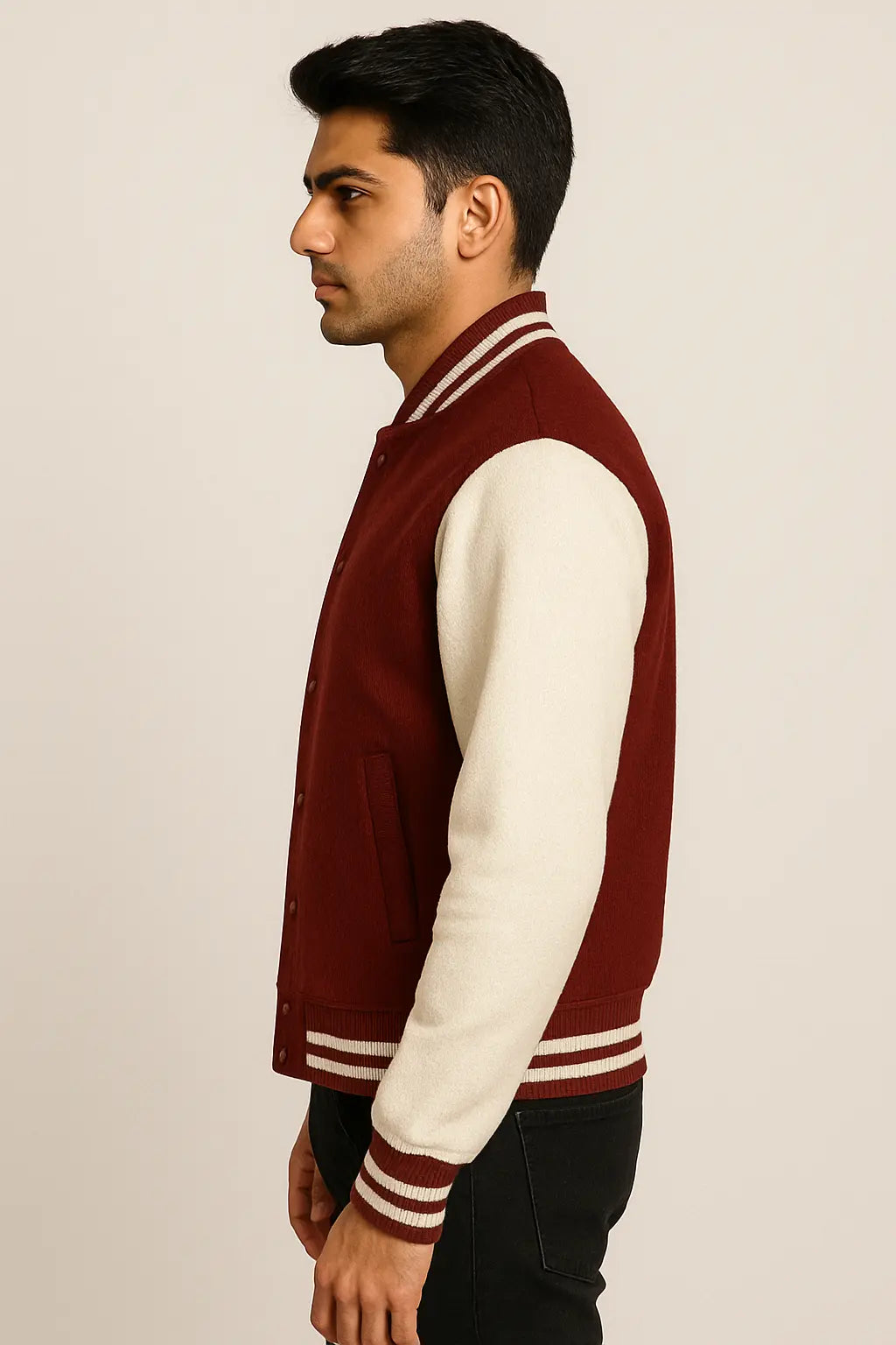 Red & White Varsity Jacket
