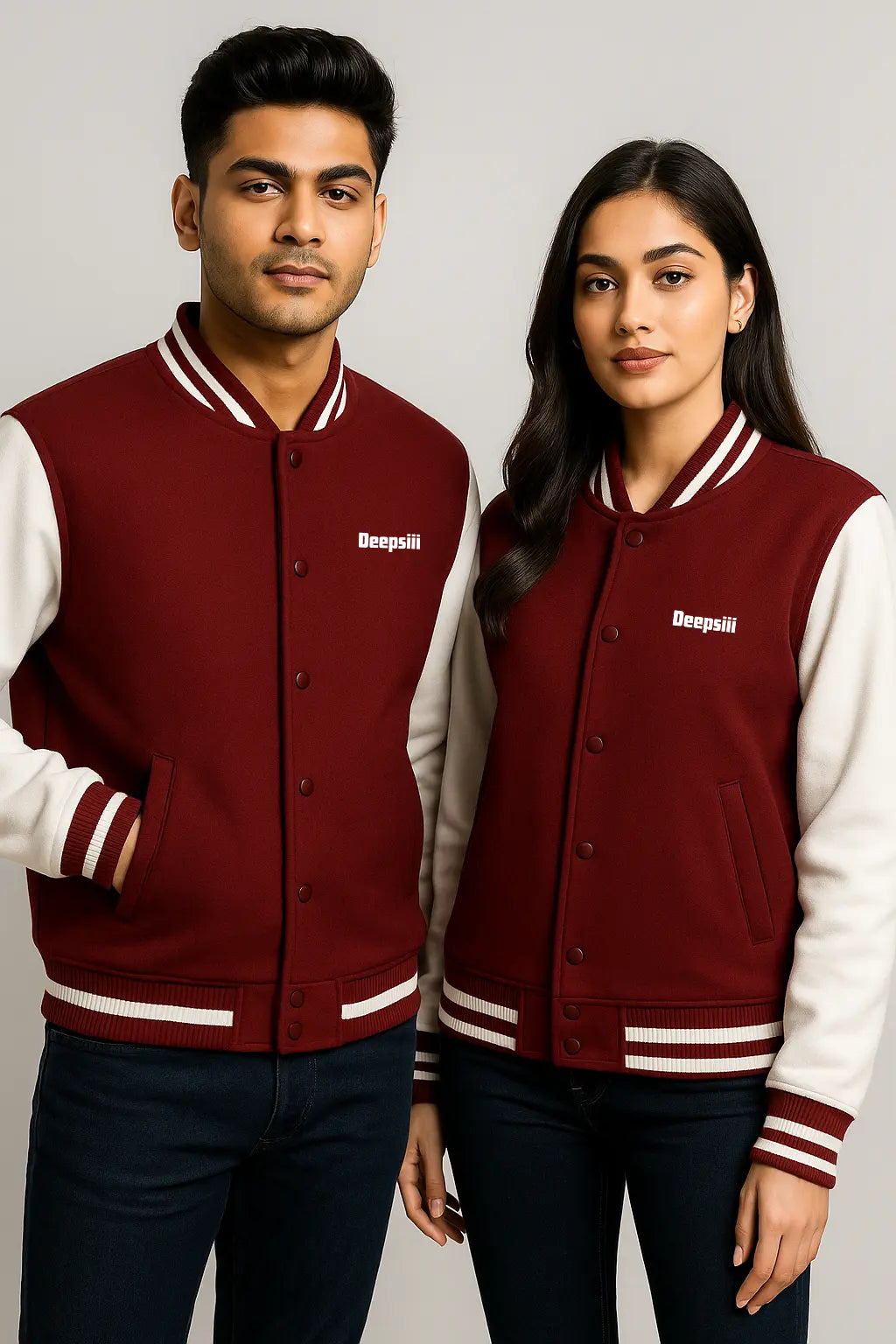 Red & White Varsity Jacket