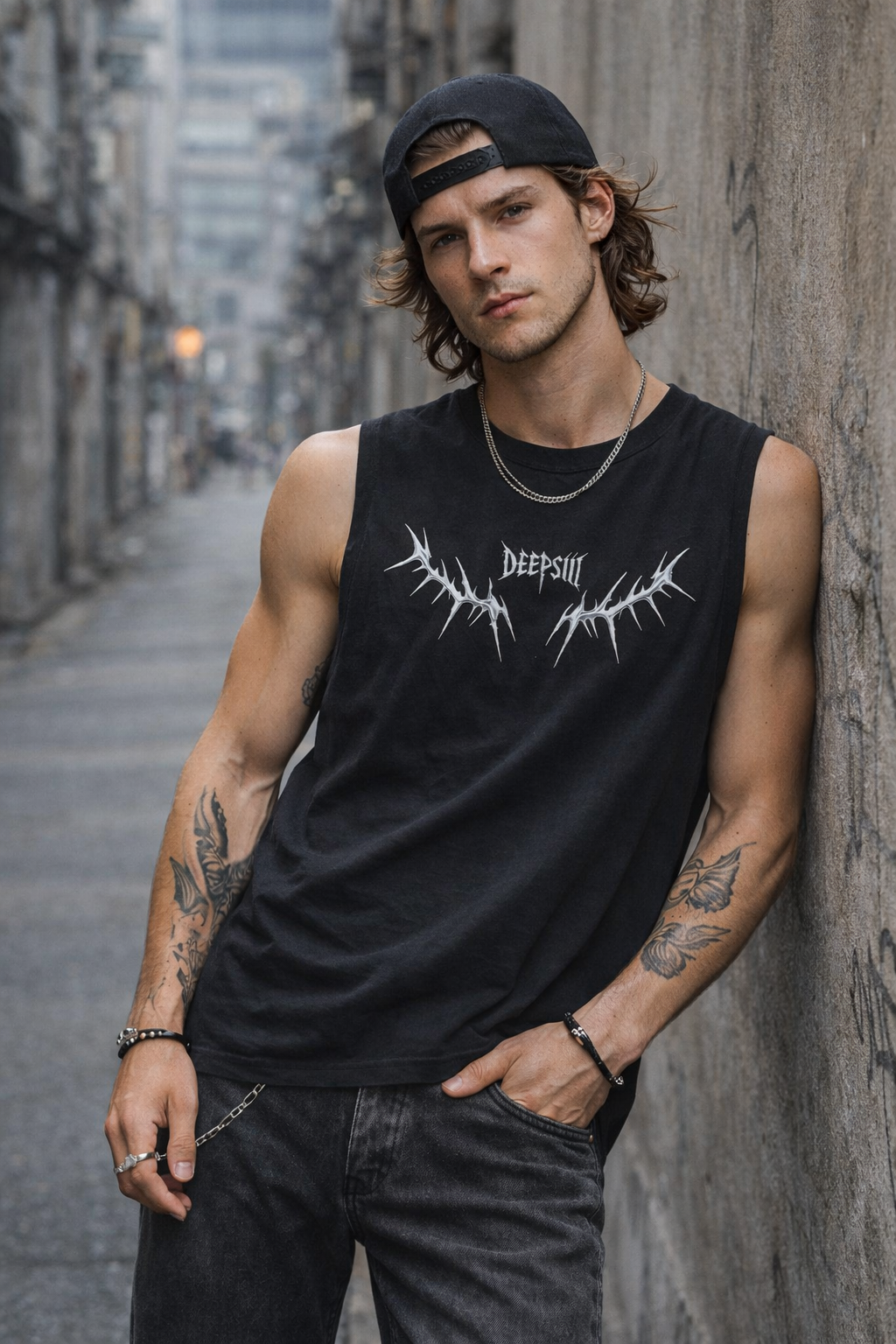 Deepsiii Shadow Thorn Sleeveless Vest