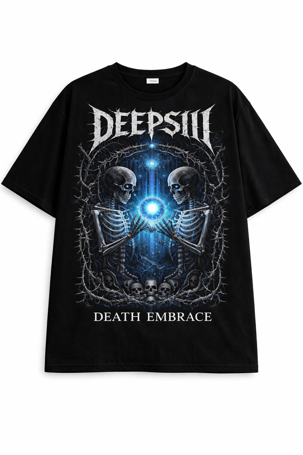 Death Embrace Oversized Graphic T-Shirt