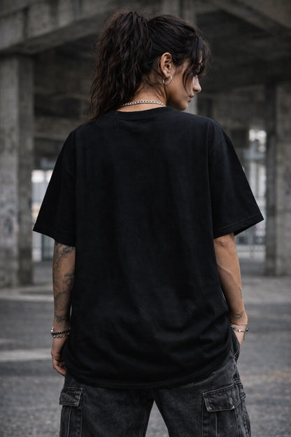 Death Embrace Oversized Graphic T-Shirt