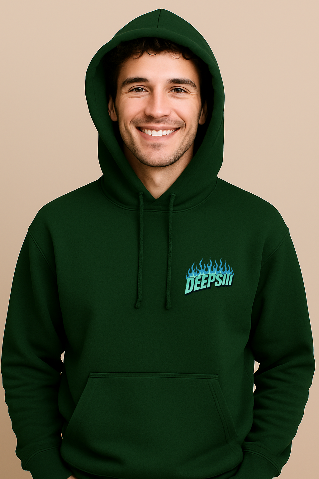 Unbothered Mode Oversized Hoodie – Forest Green