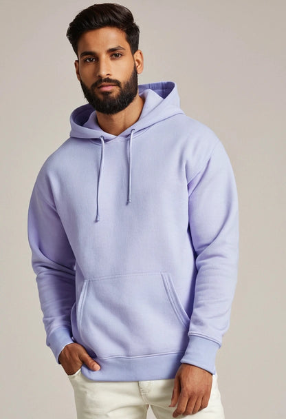 Lavender Oversized Hooded Sweatshirt