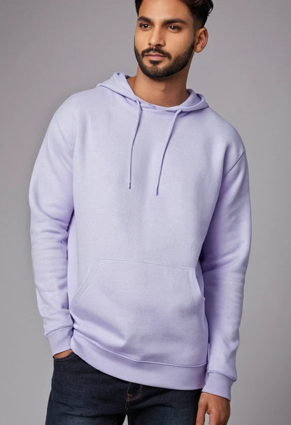 Lavender Oversized Hooded Sweatshirt