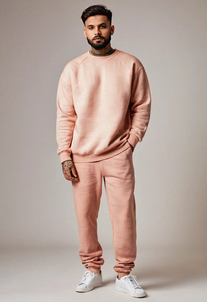 Light Pink Oversized Sweatshirt