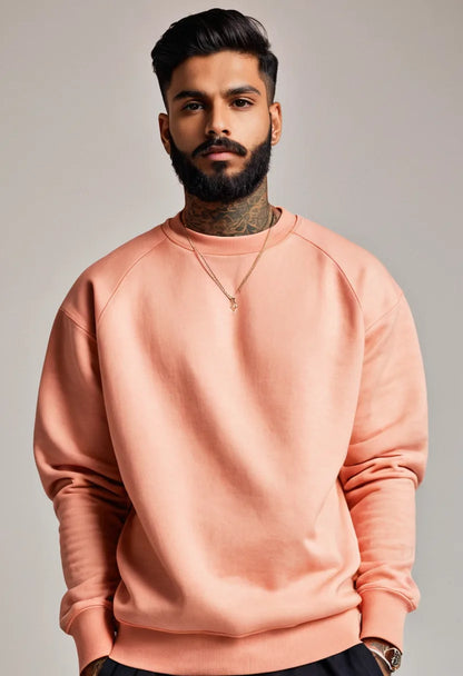 Light Pink Oversized Sweatshirt