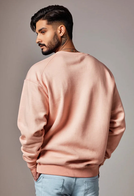 Light Pink Oversized Sweatshirt