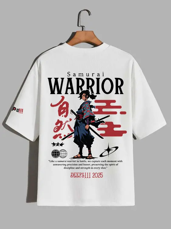 White Warrior Oversized T-Shirt
