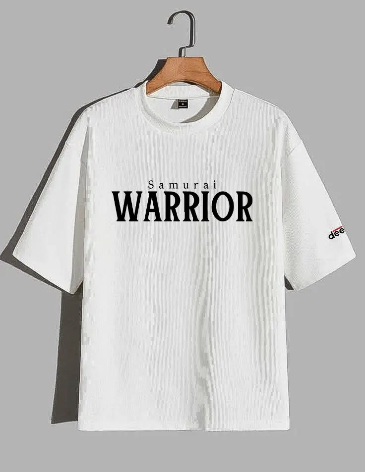 White Warrior Oversized T-Shirt