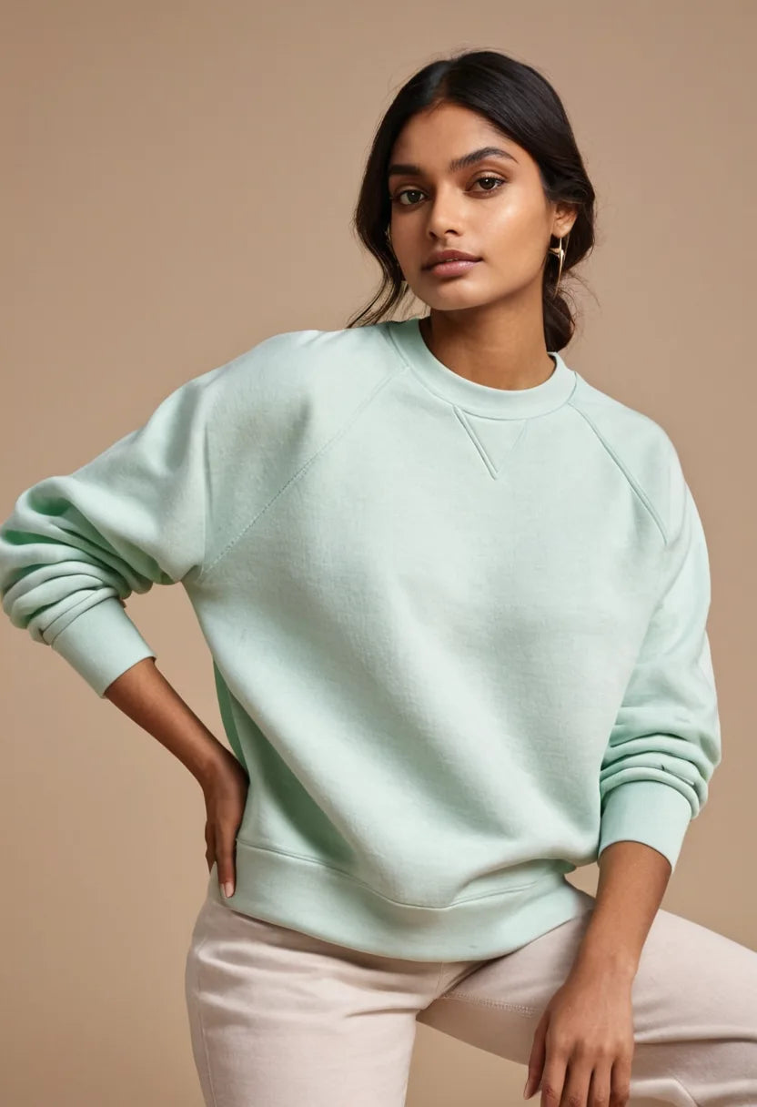 Mint Oversized Sweatshirt – Deepsiii