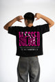 BLESSED Oversized Black T-Shirt