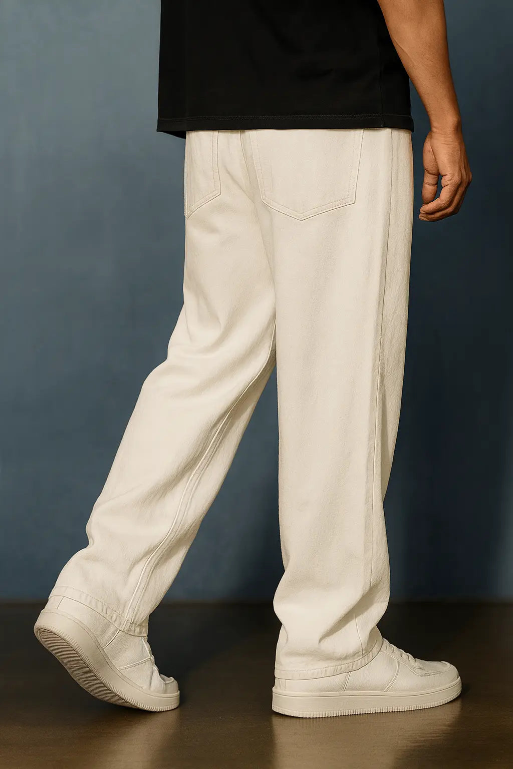 Off-White Loose Fit Baggy Jeans