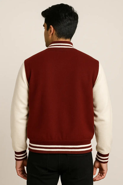 Red & White Varsity Jacket