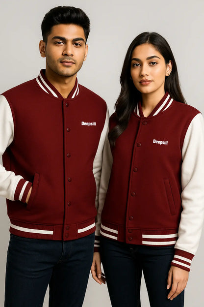 Red & White Varsity Jacket
