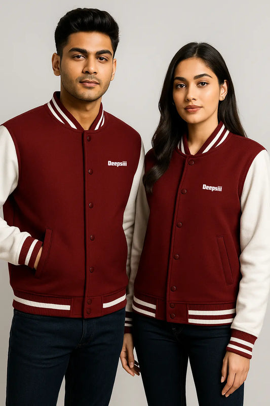 Red & White Varsity Jacket