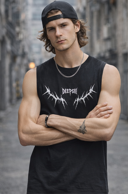 Deepsiii Shadow Thorn Sleeveless Vest