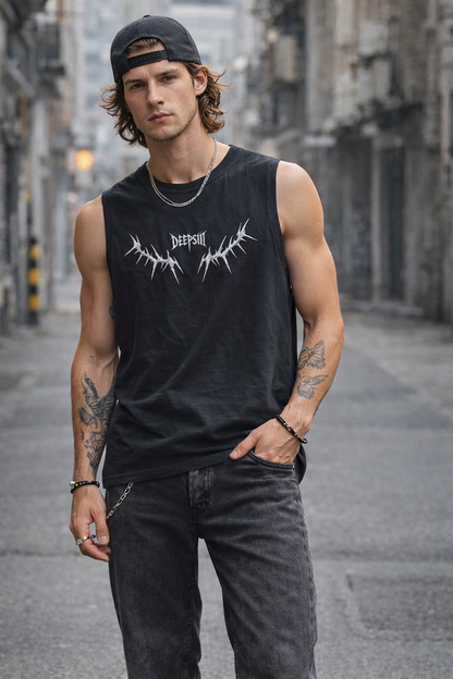 Deepsiii Shadow Thorn Sleeveless Vest