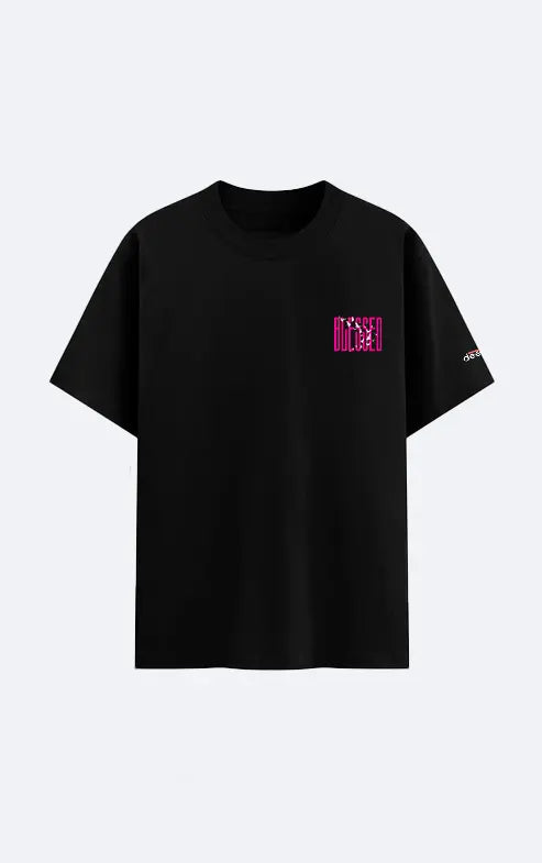 BLESSED Oversized Black T-Shirt